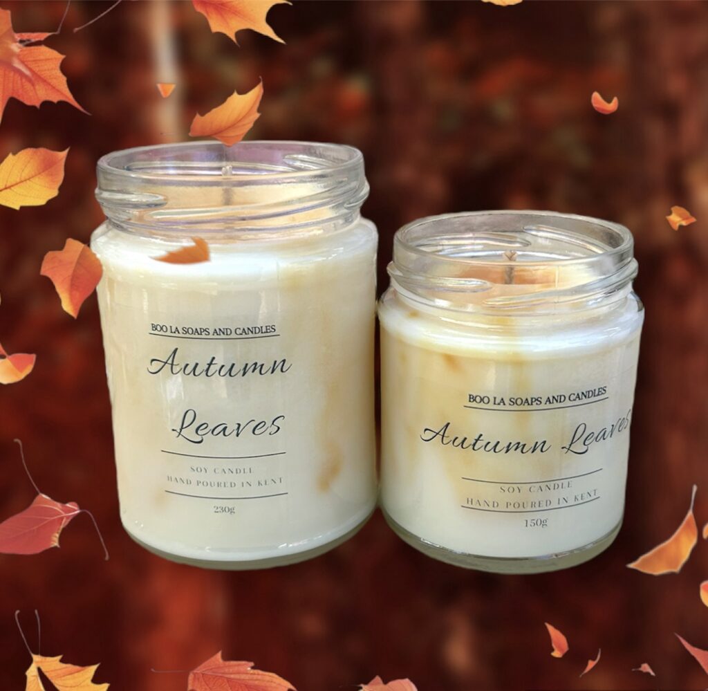 two candles in a jar